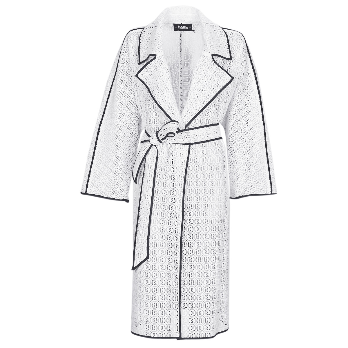 Karl Lagerfeld  Καπαρτίνες Karl Lagerfeld KL EMBROIDERED LACE COAT