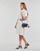 Υφασμάτινα Γυναίκα Κοντά Φορέματα Karl Lagerfeld PIQUE POLO DRESS Άσπρο / Black