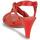 Παπούτσια Γυναίκα Σανδάλια / Πέδιλα Betty London POULOI Red