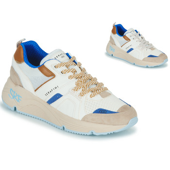 Παπούτσια Άνδρας Χαμηλά Sneakers Serafini TOKYO Άσπρο / Μπλέ / Brown