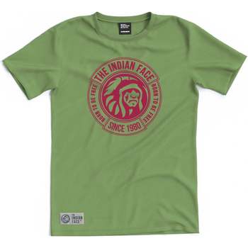 Υφασμάτινα T-shirt με κοντά μανίκια The Indian Face Soul Green
