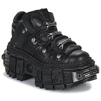 Παπούτσια Derby New Rock M-WALL106-C8 Black