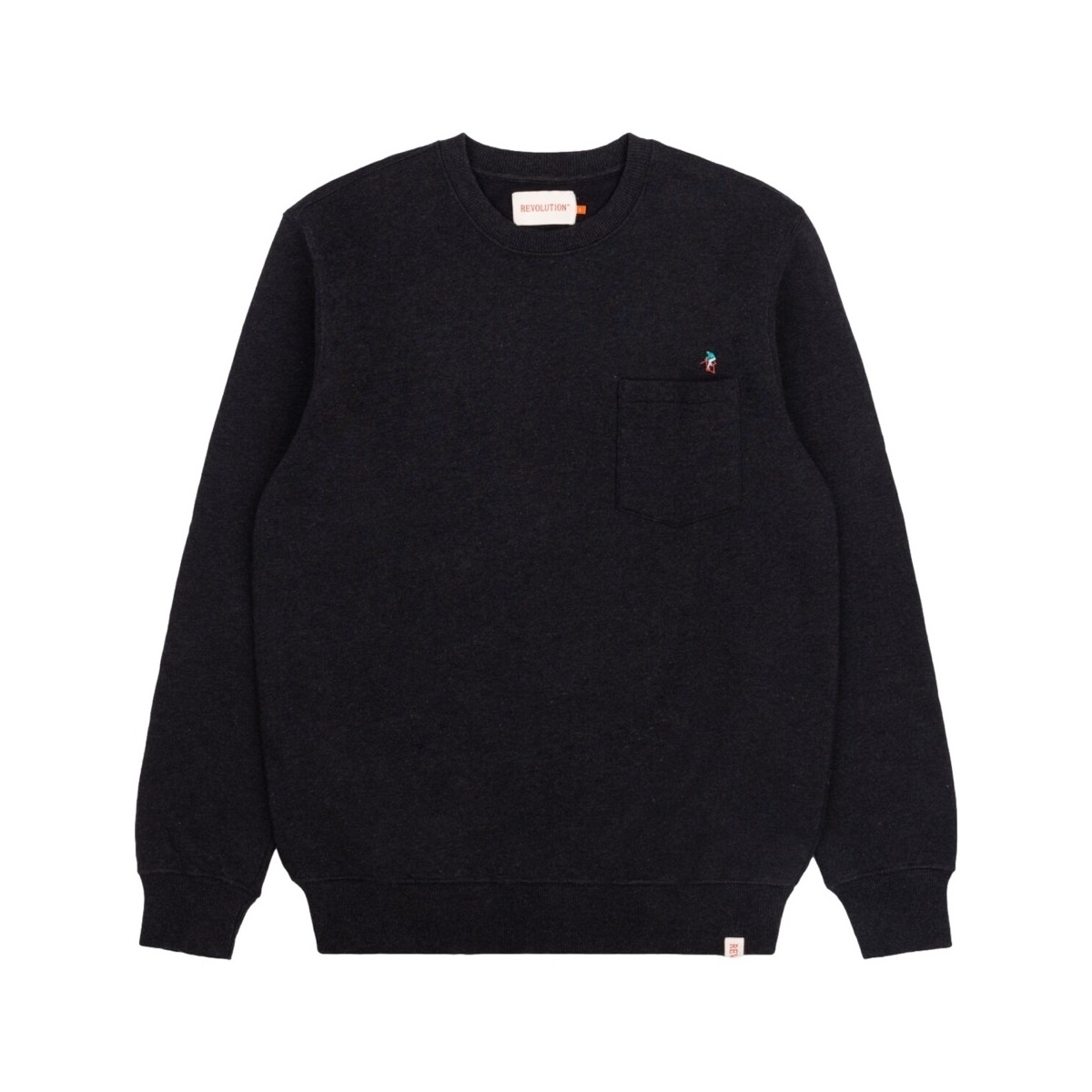 Φούτερ Revolution Regular Crewneck Sweatshirt 2731 – Black