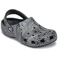 Παπούτσια Σαμπό Crocs Classic Topographic Clog Black / Άσπρο