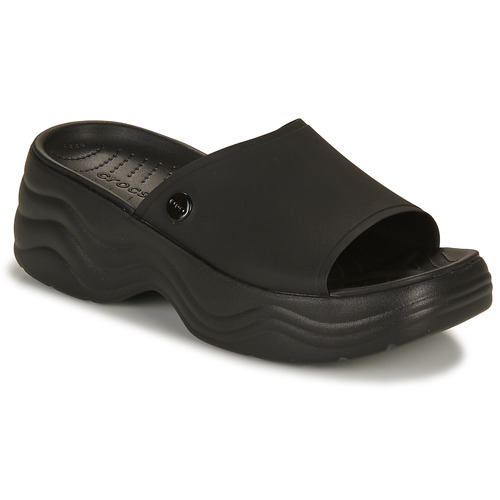 Παπούτσια Γυναίκα Τσόκαρα Crocs Skyline Slide Black