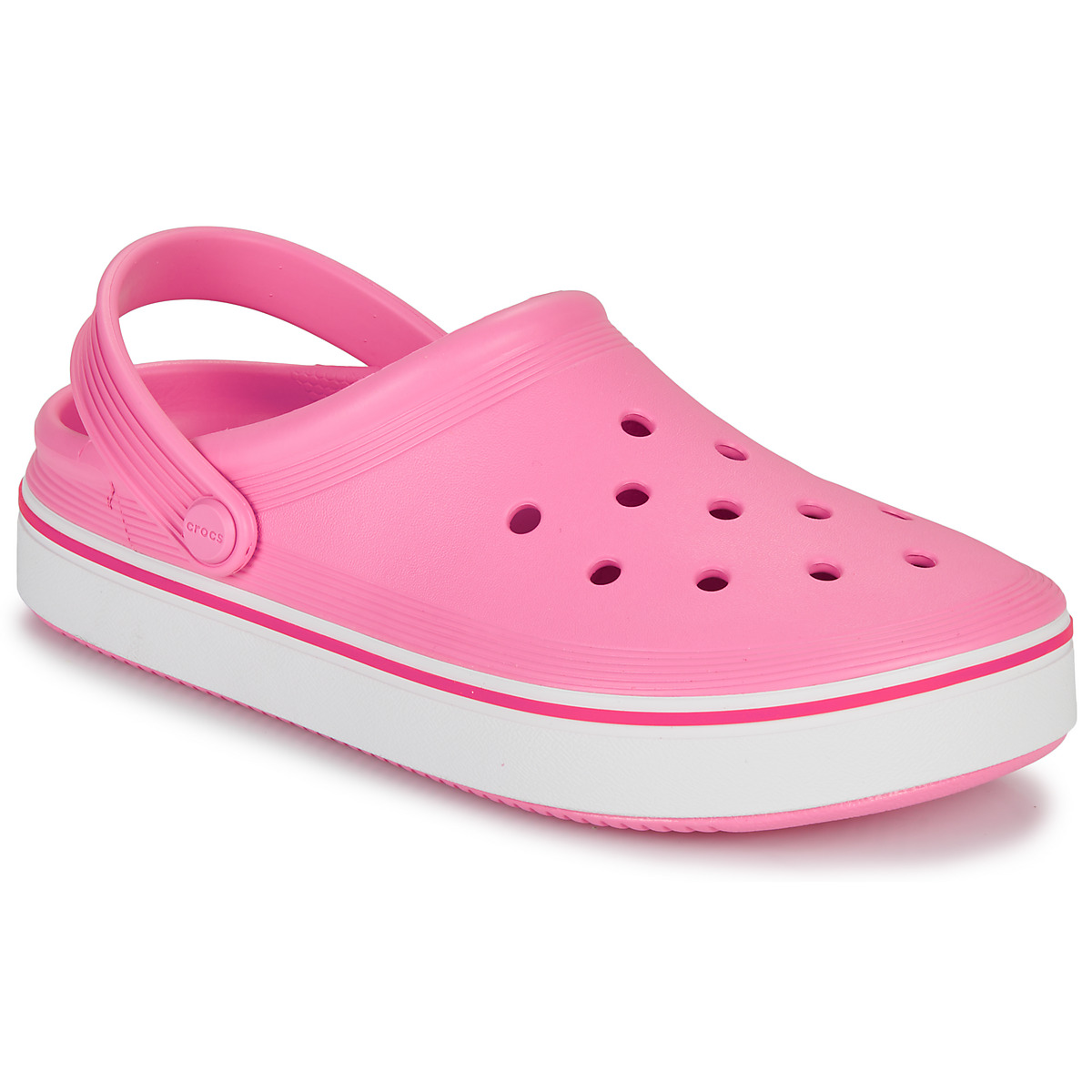 Παπούτσια Σαμπό Crocs Crocband Clean Clog Ροζ