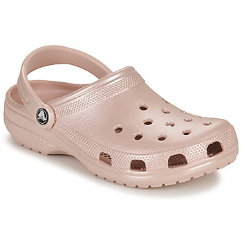 Παπούτσια Γυναίκα Σαμπό Crocs Classic Shimmer Clog Beige / Glitter
