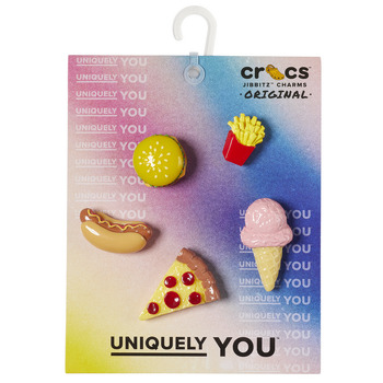 Αξεσουάρ Accessoires Υποδήματα Crocs Mini 3D Food 5 Pack Multicolour