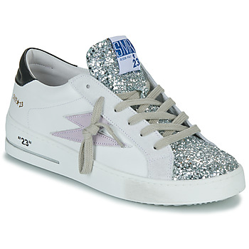 Παπούτσια Γυναίκα Χαμηλά Sneakers Semerdjian MAYA-9516 Silver / Άσπρο / Black