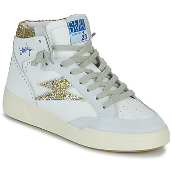 Παπούτσια Γυναίκα Ψηλά Sneakers Semerdjian BRAGA-9492 Άσπρο / Gold / Beige