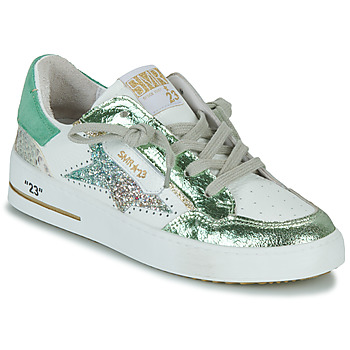 Παπούτσια Γυναίκα Χαμηλά Sneakers Semerdjian ALE-9545 Green / Άσπρο