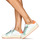 Παπούτσια Γυναίκα Χαμηλά Sneakers Semerdjian NINJA-9369 Άσπρο / Green / Orange