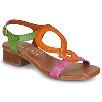Παπούτσια Γυναίκα Σανδάλια / Πέδιλα Hispanitas LARA Violet / Orange / Green