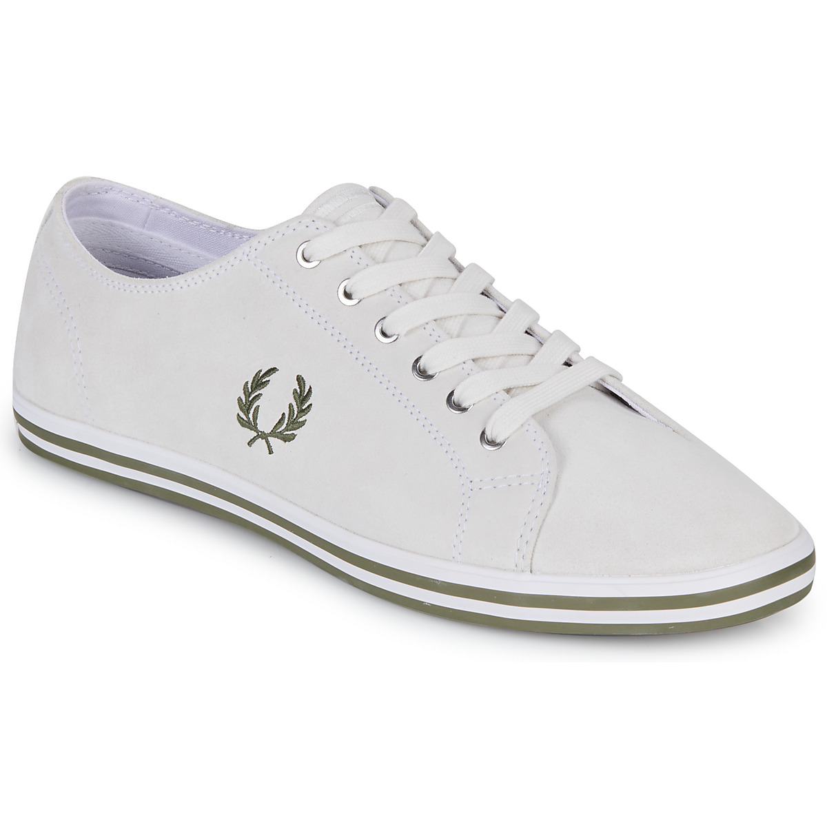 Παπούτσια Άνδρας Χαμηλά Sneakers Fred Perry KINGSTON SUEDE Άσπρο / Green