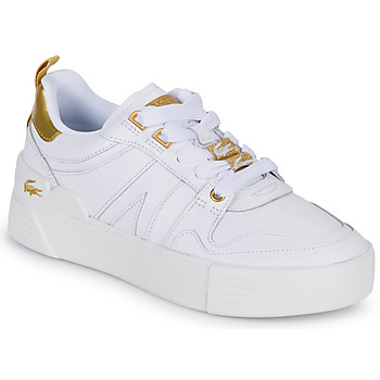 Παπούτσια Γυναίκα Χαμηλά Sneakers Lacoste L002 Άσπρο / Gold