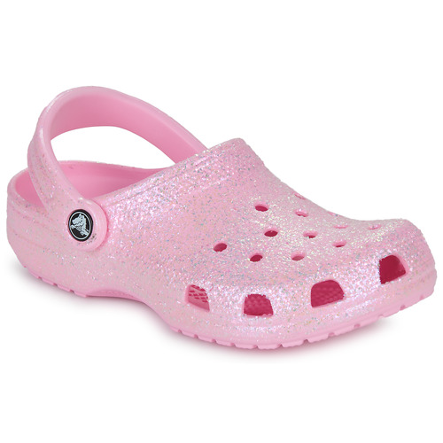 Παπούτσια Κορίτσι Σαμπό Crocs Classic Glitter Clog K Ροζ
