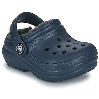 Παπούτσια Παιδί Σαμπό Crocs Classic Lined Clog T Marine / Grey