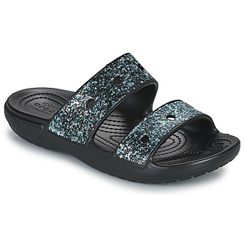 Παπούτσια Κορίτσι Σαμπό Crocs Classic Crocs Glitter Sandal K Black