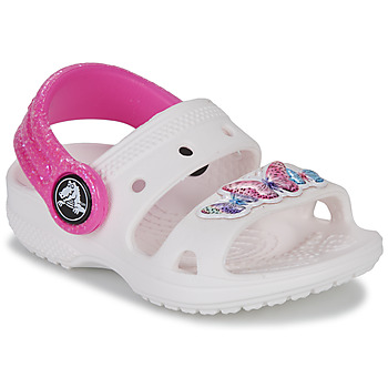 Παπούτσια Κορίτσι Σανδάλια / Πέδιλα Crocs Classic Embellished Sandal T Άσπρο / Violet
