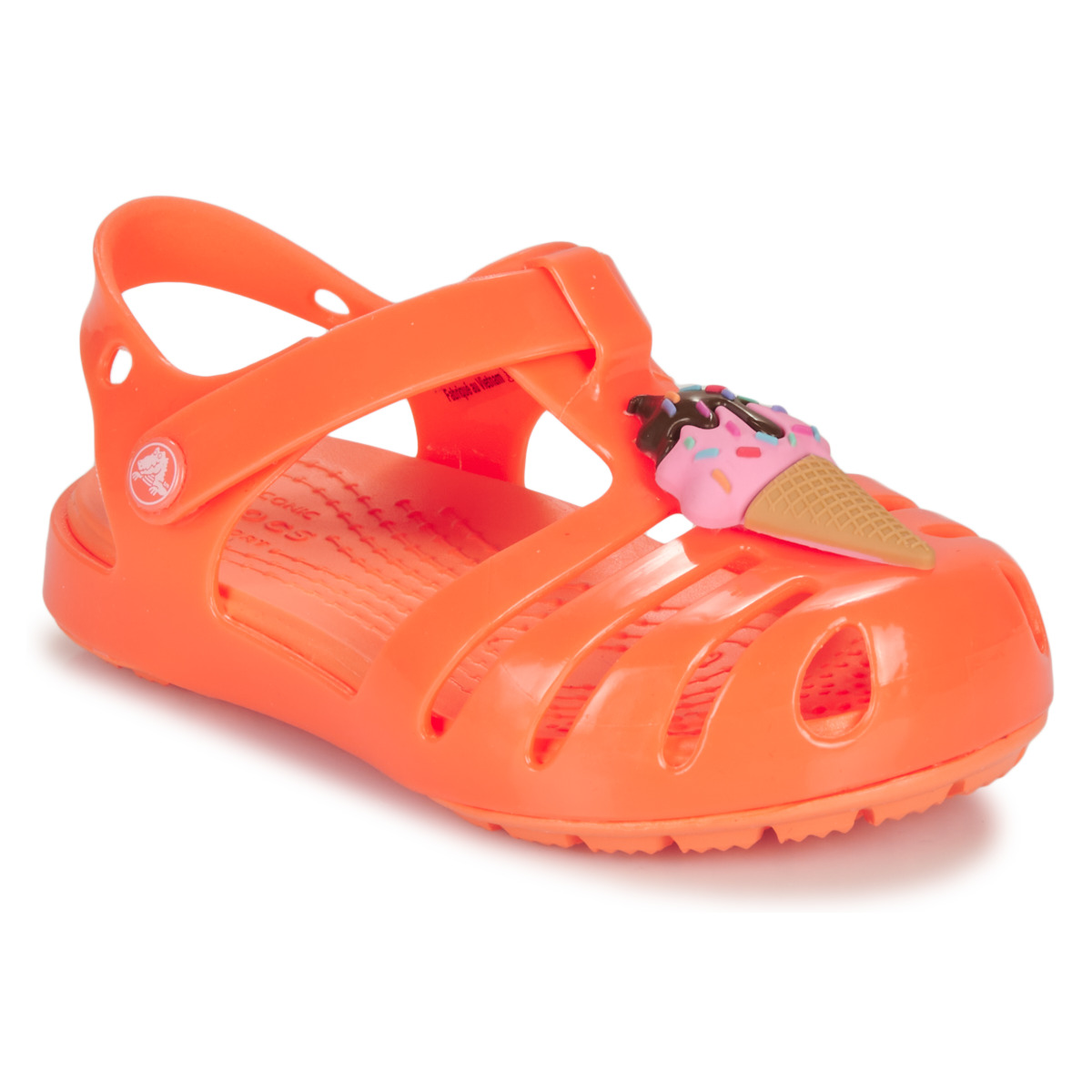 Παπούτσια Κορίτσι Σανδάλια / Πέδιλα Crocs Isabella Charm Sandal T Orange