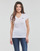 Υφασμάτινα Γυναίκα T-shirt με κοντά μανίκια G-Star Raw eyben slim v Άσπρο