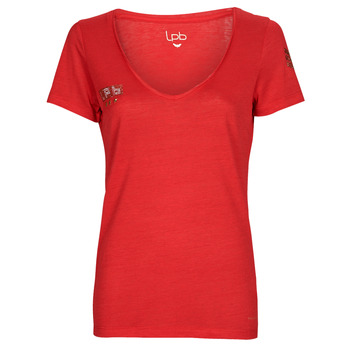 Υφασμάτινα Γυναίκα T-shirt με κοντά μανίκια Les Petites Bombes BRUNILDE Red