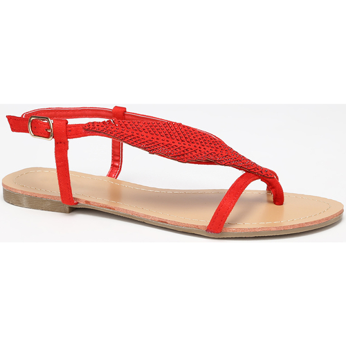Παπούτσια Γυναίκα Σανδάλια / Πέδιλα La Modeuse 15036_P40754 Red