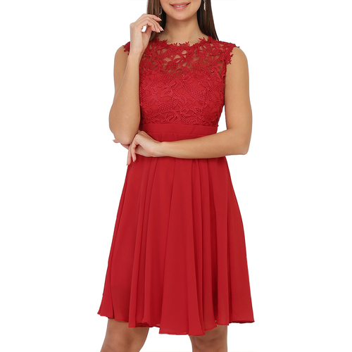 Υφασμάτινα Γυναίκα Φορέματα La Modeuse 19313_P54305 Red