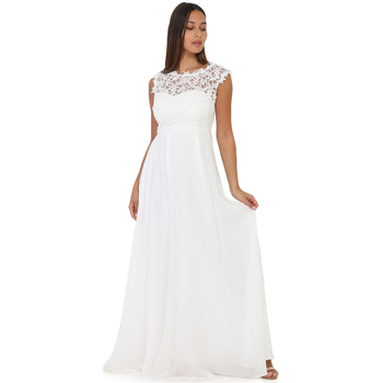Υφασμάτινα Γυναίκα Φορέματα La Modeuse 19336_P54340 Άσπρο