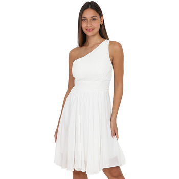 Υφασμάτινα Γυναίκα Φορέματα La Modeuse 19346_P54370 Άσπρο
