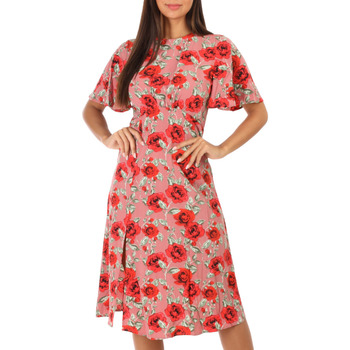 Υφασμάτινα Γυναίκα Φορέματα La Modeuse 19558_P54909 Ροζ