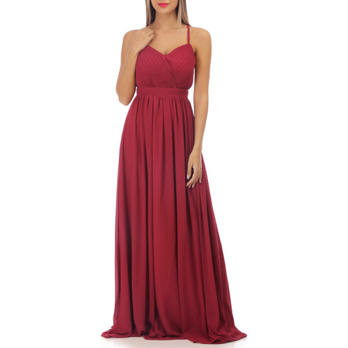 Υφασμάτινα Γυναίκα Φορέματα La Modeuse 24028_P54455 Red