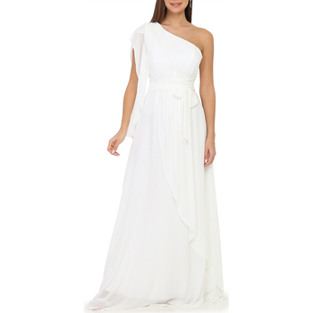 Υφασμάτινα Γυναίκα Φορέματα La Modeuse 32624_P74058 Άσπρο