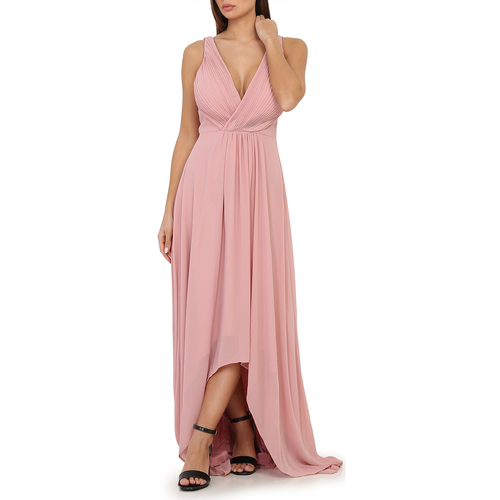 Υφασμάτινα Γυναίκα Φορέματα La Modeuse 32644_P74118 Ροζ