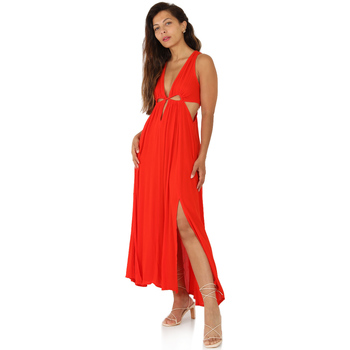 Υφασμάτινα Γυναίκα Φορέματα La Modeuse 58800_P135564 Red