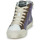 Παπούτσια Γυναίκα Ψηλά Sneakers Meline NKC1151 Gold / Violet