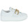 Παπούτσια Γυναίκα Χαμηλά Sneakers Meline PF1499 Άσπρο / Gold