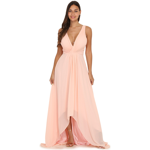 Υφασμάτινα Γυναίκα Φορέματα La Modeuse 63452_P144322 Ροζ