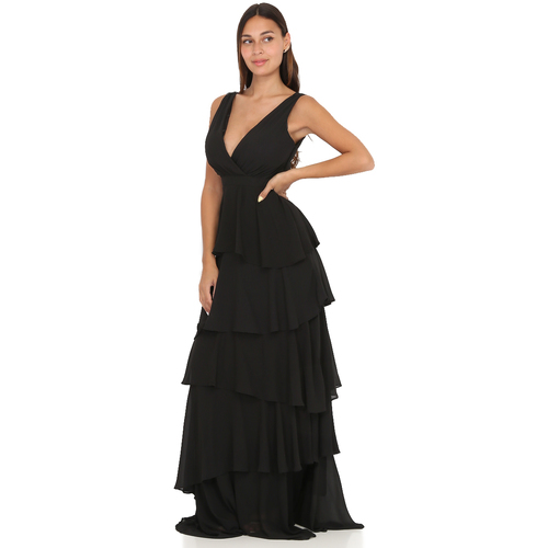 Υφασμάτινα Γυναίκα Φορέματα La Modeuse 63462_P144352 Black