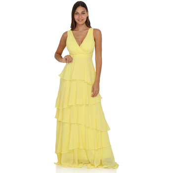 Υφασμάτινα Γυναίκα Φορέματα La Modeuse 63468_P144372 Yellow
