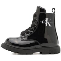 Παπούτσια Μπότες Calvin Klein Jeans V1A5-80281 LACE UP BOTTIE BLACK Charol negro Black