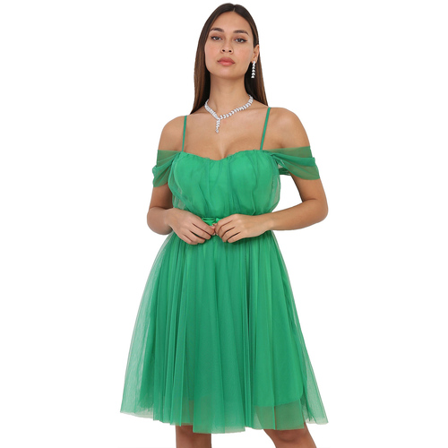 Υφασμάτινα Γυναίκα Φορέματα La Modeuse 32782_P74374 Green