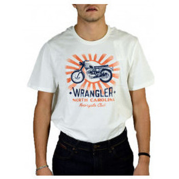 Υφασμάτινα Άνδρας T-shirts & Μπλούζες Wrangler AMERICANA TEE Άσπρο