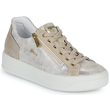Παπούτσια Γυναίκα Χαμηλά Sneakers IgI&CO DONNA AVA Beige / Gold