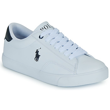 Παπούτσια Παιδί Χαμηλά Sneakers Polo Ralph Lauren THERON V Άσπρο / Marine