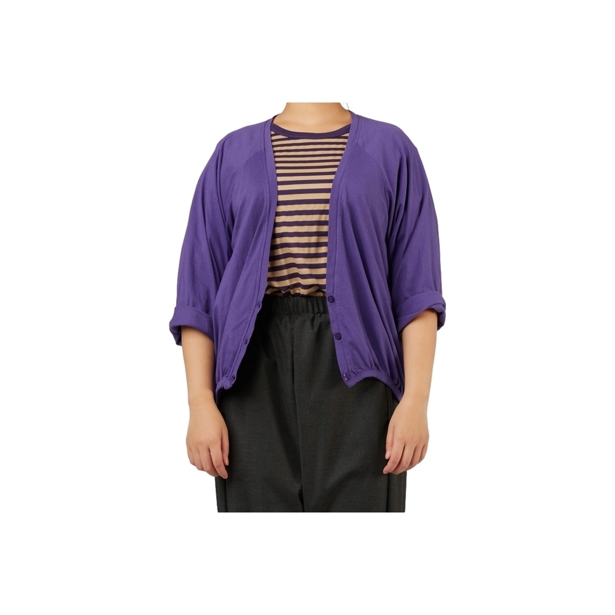 Wendy Trendy  Παλτό Wendy Trendy Top 221062 - Purple