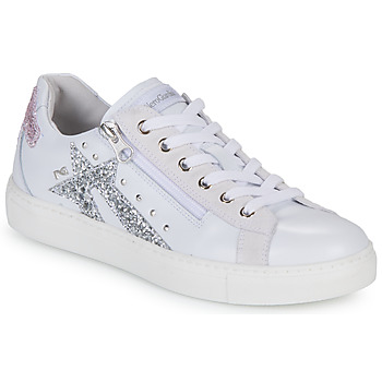 Παπούτσια Γυναίκα Χαμηλά Sneakers NeroGiardini E306504D-707 Άσπρο / Silver / Ροζ