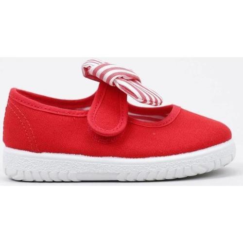 Παπούτσια Κορίτσι Χαμηλά Sneakers Victoria OJALÁ MERCEDITAS PAÑUELO RAYAS Red