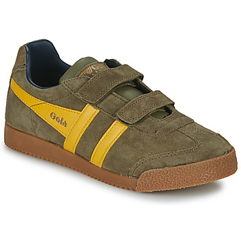 Παπούτσια Παιδί Χαμηλά Sneakers Gola HARRIER STRAP Kaki / Yellow