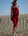 Υφασμάτινα Γυναίκα Κοντά Φορέματα THEAD. BELLA DRESS Red